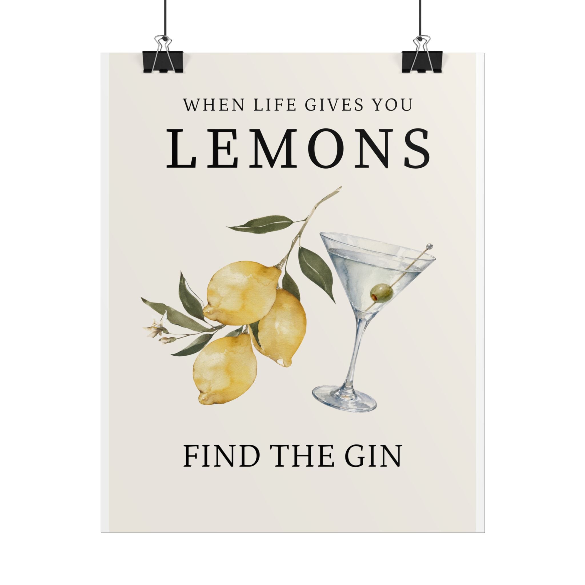 When Life Gives You Lemons, Find the Gin