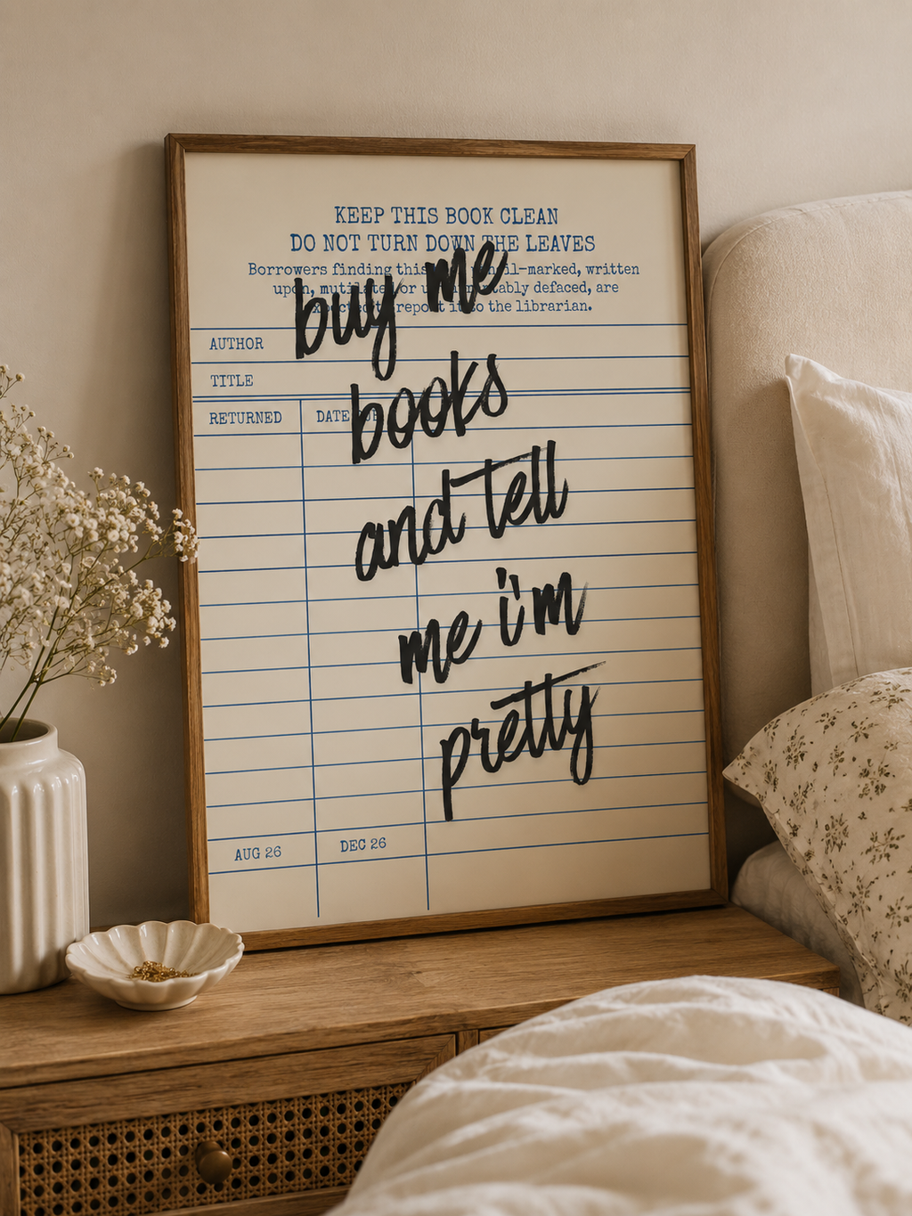 Buy Me Books and Tell Me I’m Pretty