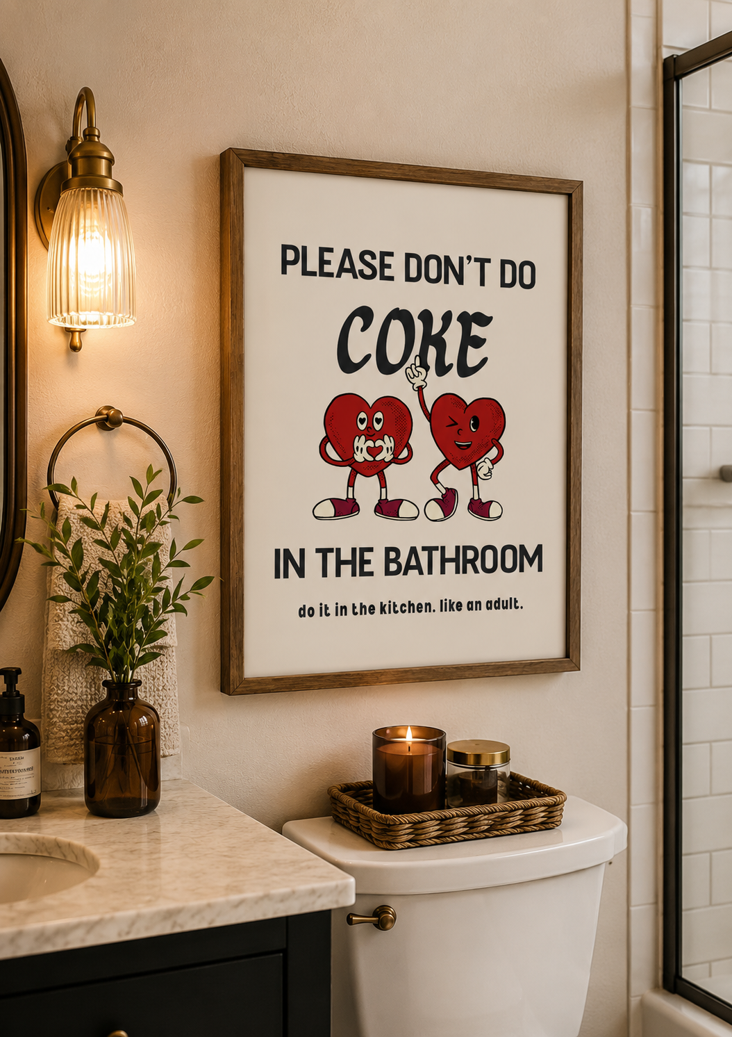Please Don't Do Coke in the Bathroom