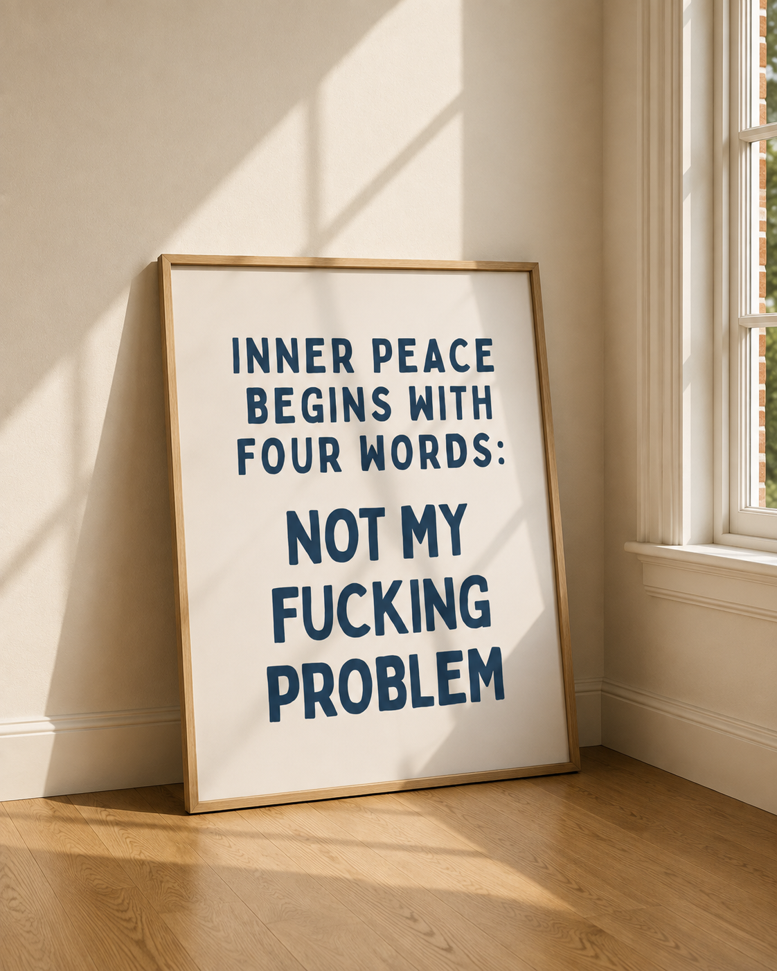 Inner Peace Begins With Four Words: Not My Fucking Problem