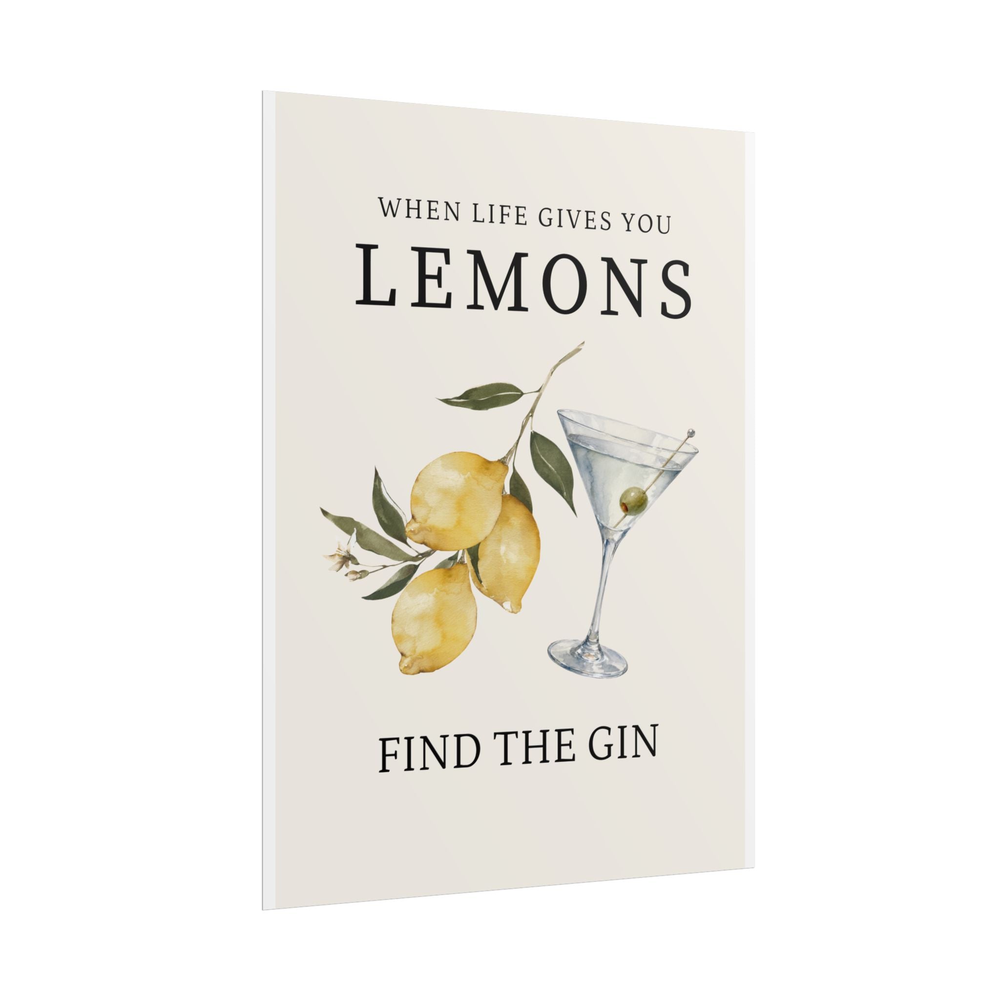 When Life Gives You Lemons, Find the Gin